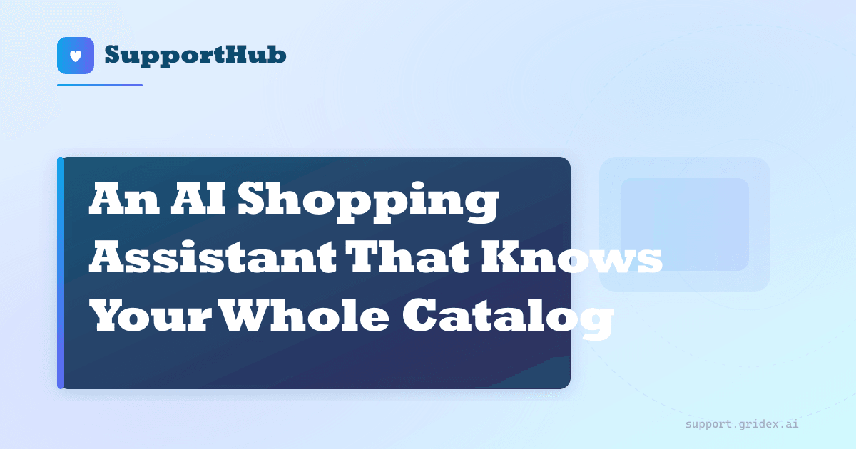 En AI-shoppingassistent, der kender hele dit katalog
