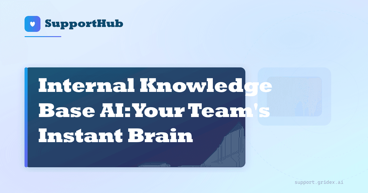 AI til intern vidensbase: dit teams øjeblikkelige hjerne